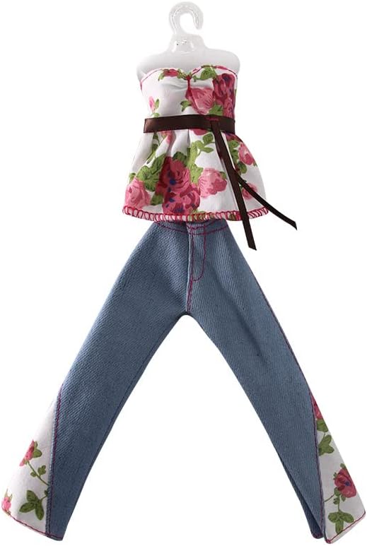 5 Satz Kleider Herbst Kleidung Windjacke + Hosen Schuhe Tasche Mantel Mode Hut Für 29cm Puppen Zubeh