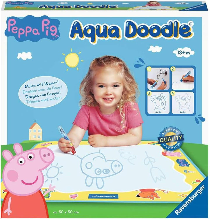 Ravensburger ministeps 4195 Aqua Doodle Peppa Pig - Erstes Malen für Kinder ab 18 Monate, Malset für
