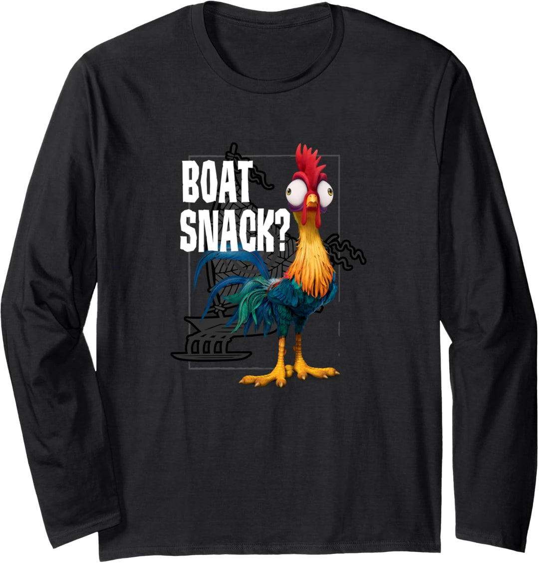 Disney Moana Hei Hei Boat Snack? Langarmshirt