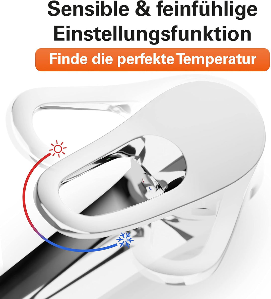 EISL NI075VECR VERONA Wasserhahn Bad, Mischbatterie für Waschbecken, Einhebelmischer Badezimmer, Was