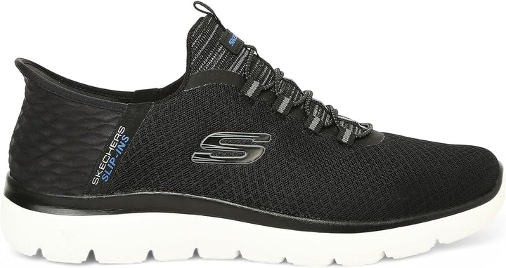 Skechers Herren Summits High RangeSneakers 39 EU Black Mesh Wht Trim, 39 EU Black Mesh Wht Trim