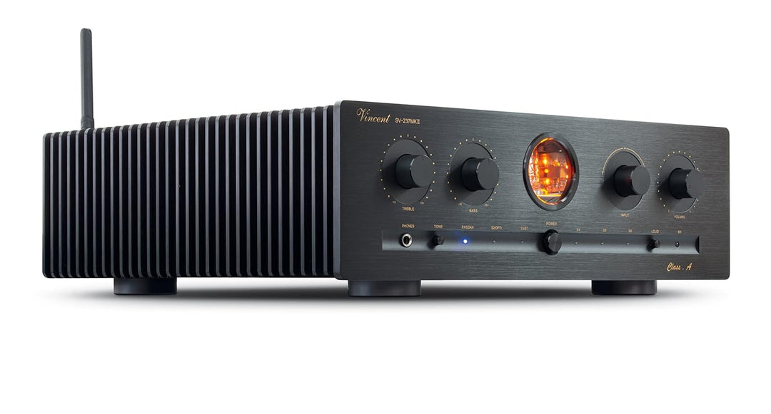 Vincent SV-237 MKII High-End Hifi Hybridverstärker, warmer dynamischer Röhren-Sound, mit Bluetooth-S