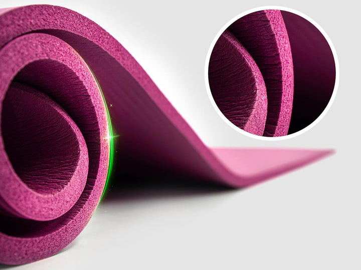 FIZYO Yogamatte 183x61x1 cm – Rutschfeste Fitness- &amp; Trainingsmatte aus NBR-Schaum – Gymnastikmatte