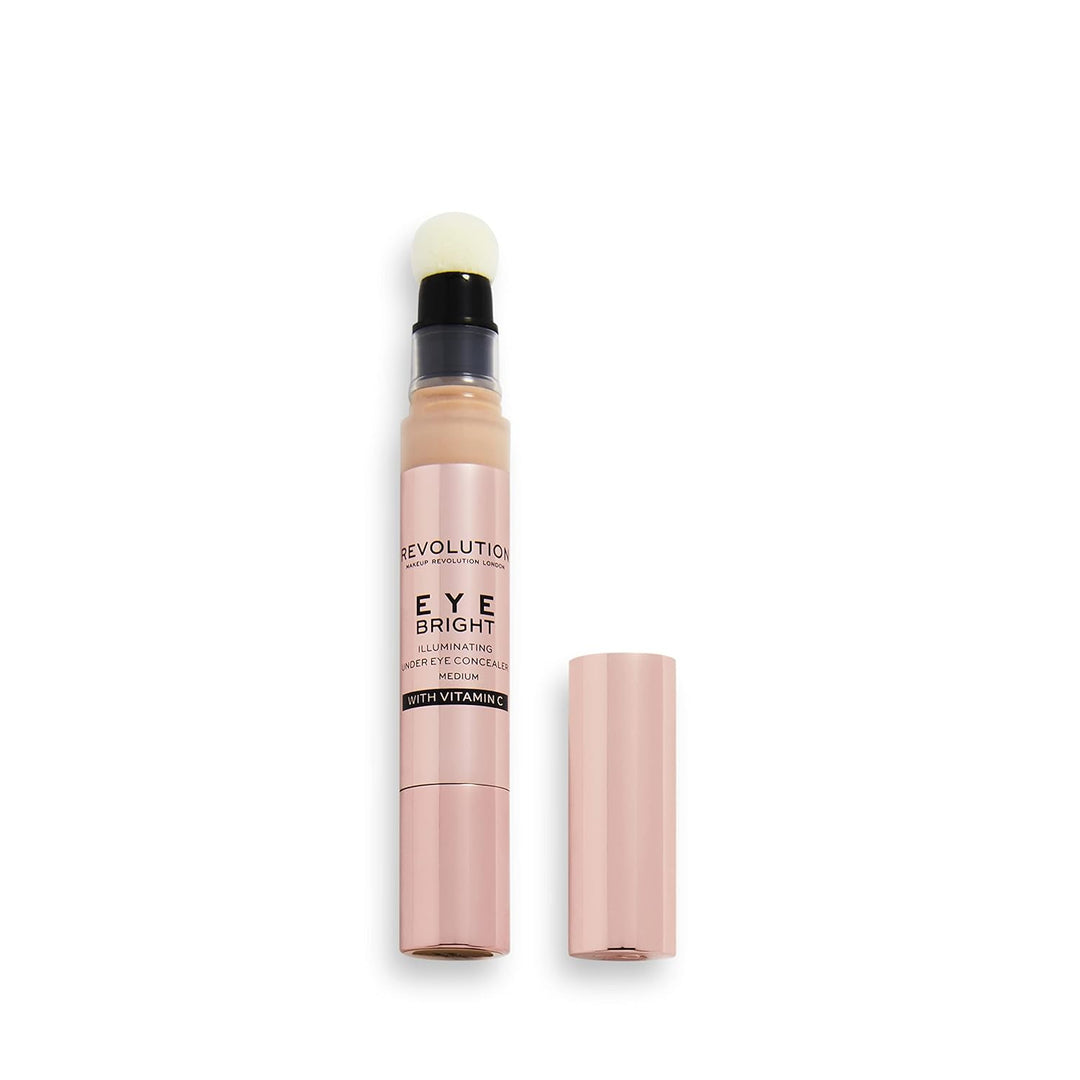 MakeUp Revolution Eye Bright Concealer Medium Nude 3 ml (1er Pack), Nude 3 ml (1er Pack)