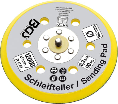 BGS 8688 | Druckluft-Exzenterschleifer | Ø 152 mm | Schleifer | Schleifmaschine | Multischleifer