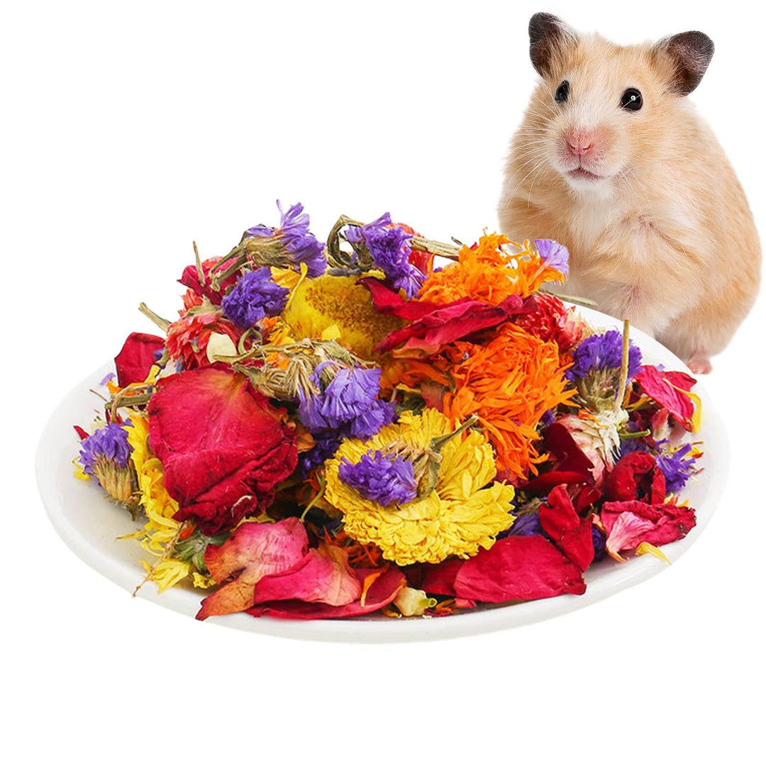 Generisch Hamsterkäfig-Einstreu, Einstreu für Hamster - Natürliche Trockenblumen-Gerbil-Bettwäsche |