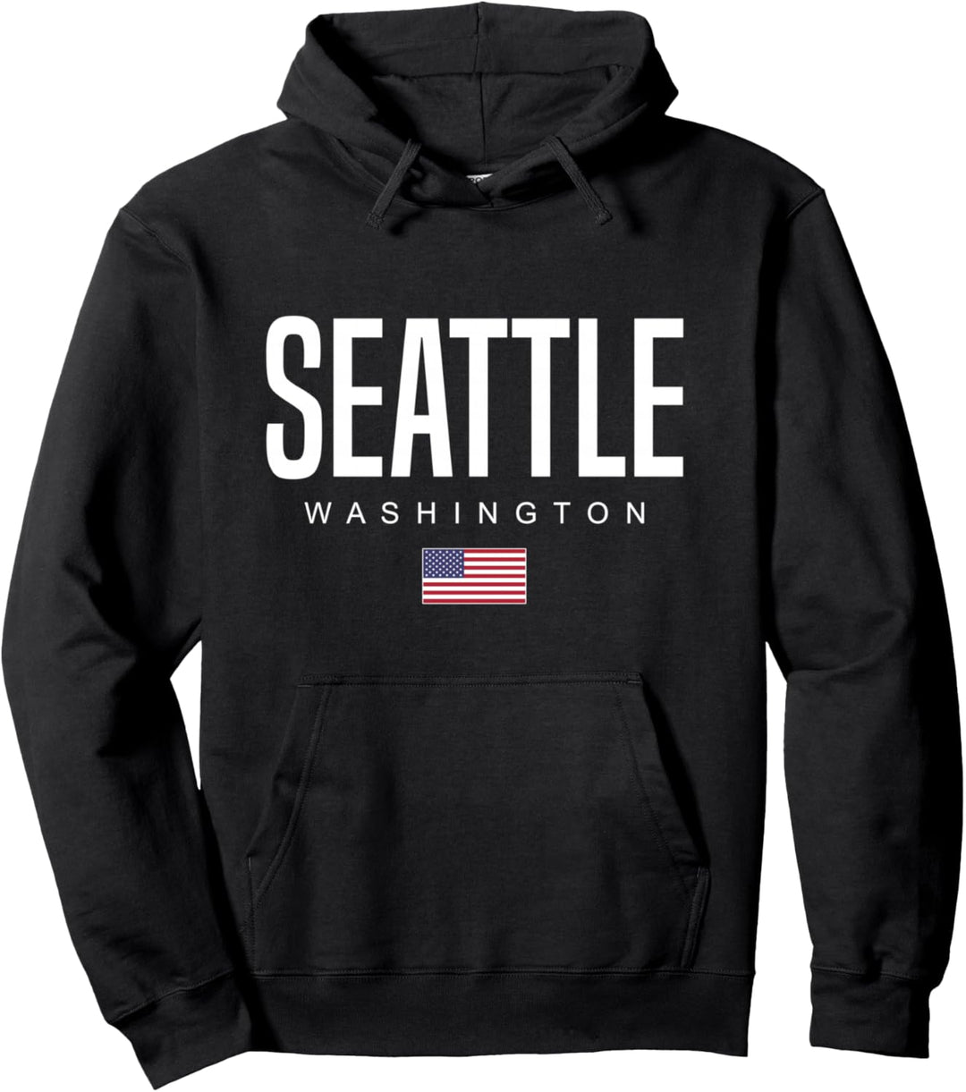 Seattle, Washington Pullover Hoodie