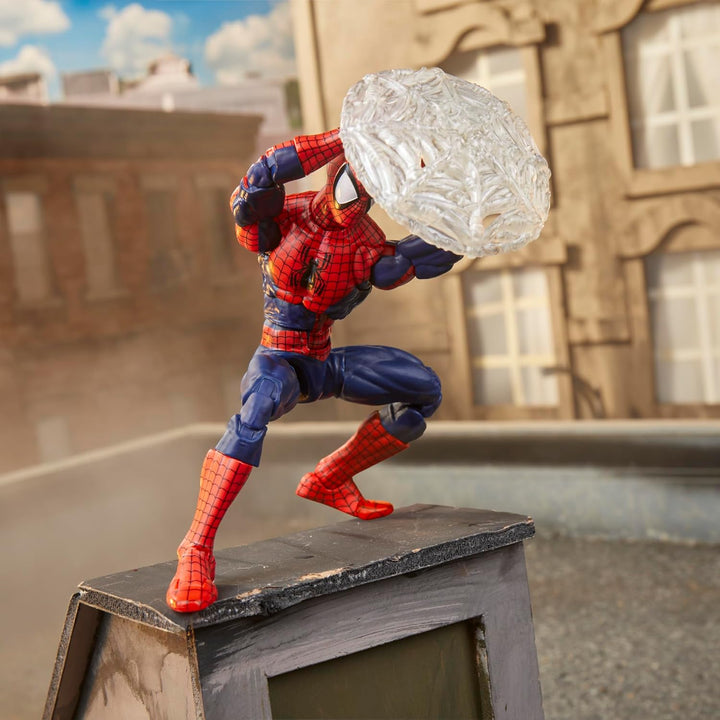 Marvel Legends Maximum Series Spider-Man Action-Figur, Rot/Blau, 15 cm grosse Superhelden-Figur zum