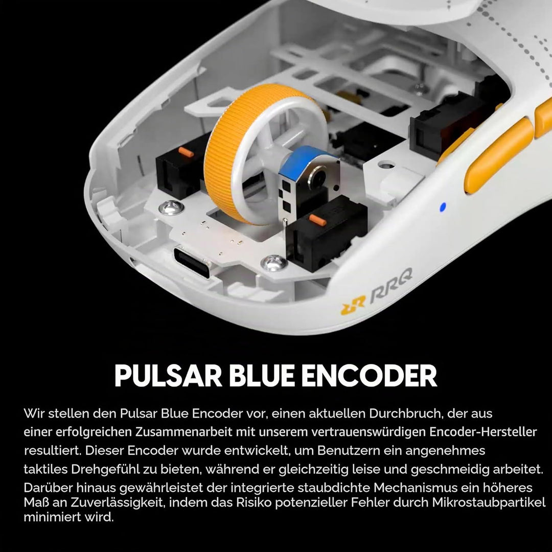 Pulsar x RRQ X2H kabellose Gaming-Maus, limitierte Farbausgabe, ultraleicht, 54 g, symmetrisch, opti