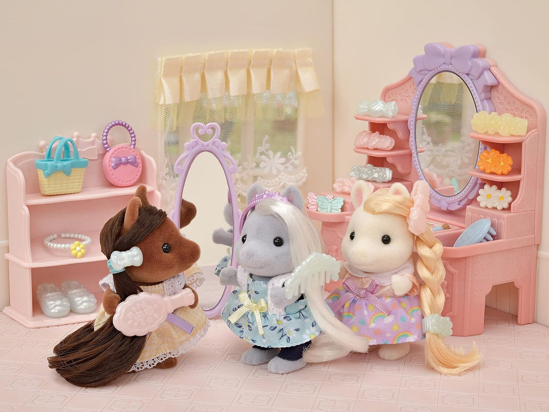 Sylvanian Families 5650 Süsse Pony Freunde - Figuren für Puppenhaus