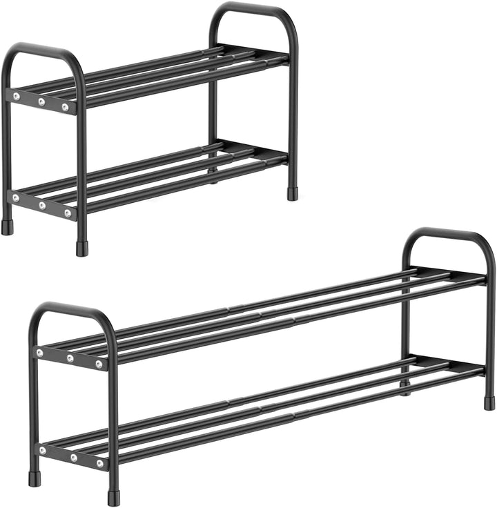Schuhregal Schmal Ausziehbar Platzsparend Schuhregal Adjustable Expandable Klein Metall Schuhschrank