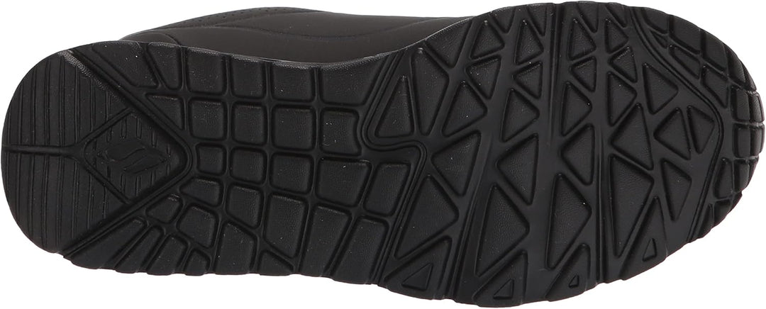Skechers Jungen Uno Lite-delodox Sneaker, Black Synthetic Trim L