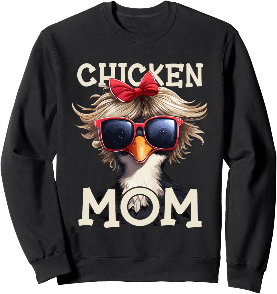 Chicken Mom Landwirtschaft Landwirt Huhn Lustige Hühner Sweatshirt