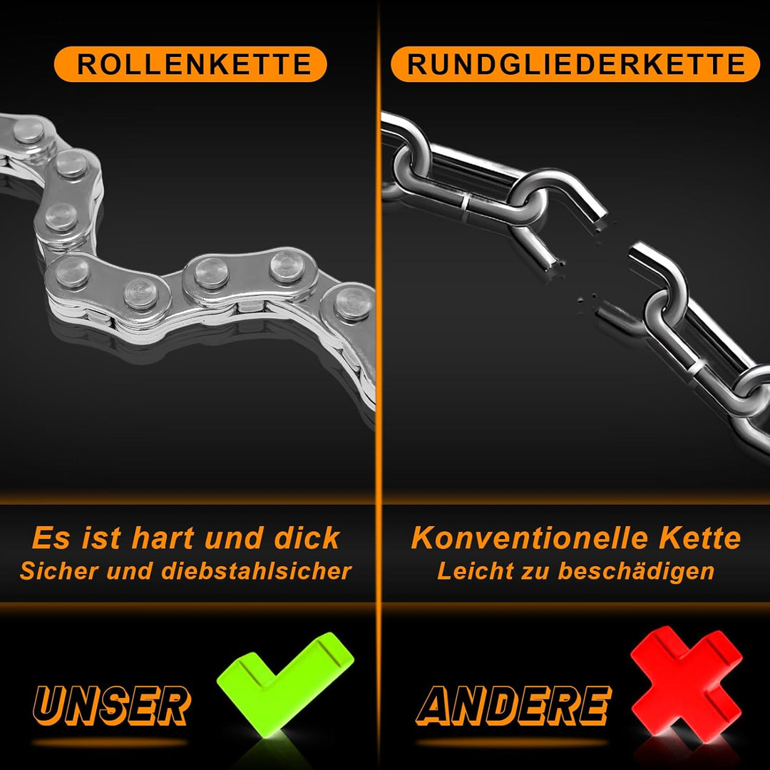 Honszex E Scooter Schloss, Schloss für E Scooter, Handschellenschloss E Scooter, 23.62inch E Roller