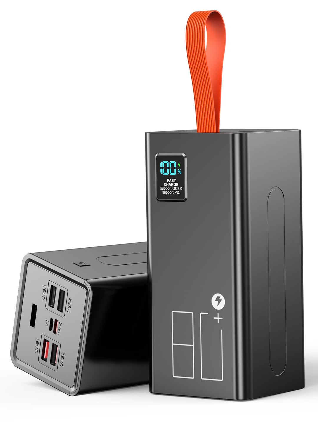 Power Bank 80000mAh, grosse powerbank, Externer Handyakku PD 30W&amp; QC 3.0 Schnell Aufladende Powerban