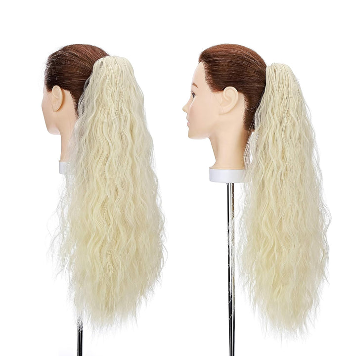SEGO Ponytail Extension Pferdeschwanz Zopf Corn Wavy Haarteil Haarverlängerung Hair Piece Haar mit K