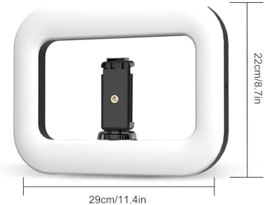 Fabater Wiederaufladbares Smartphone-Ring-Selfie-Licht-Set, Video-Maker, 240 LED-Perlen-Ring, 20 W L