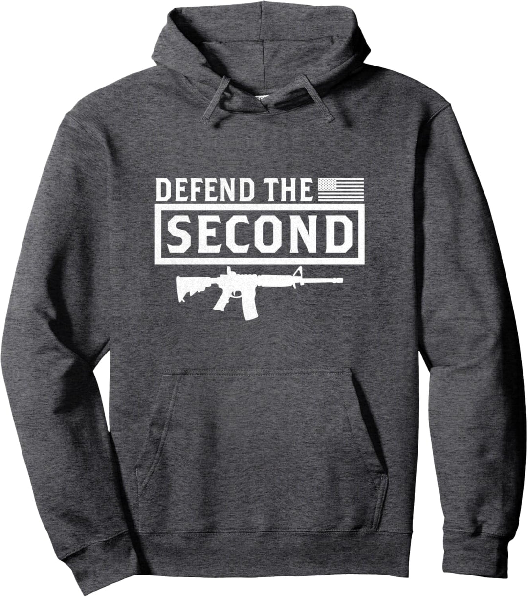 2nd Amendment - 2A - Defend The Second American Flag Geschenk Pullover Hoodie