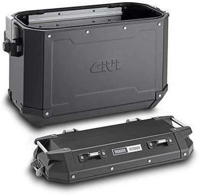 OBK37BPACK2 GIVI Trekker Outback Paar Koffer seitliche, Farbe Schwarz 387 x 495 x 246 mm Schwarz, 38