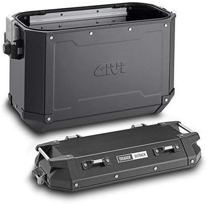 OBK37BPACK2 GIVI Trekker Outback Paar Koffer seitliche, Farbe Schwarz 387 x 495 x 246 mm Schwarz, 38