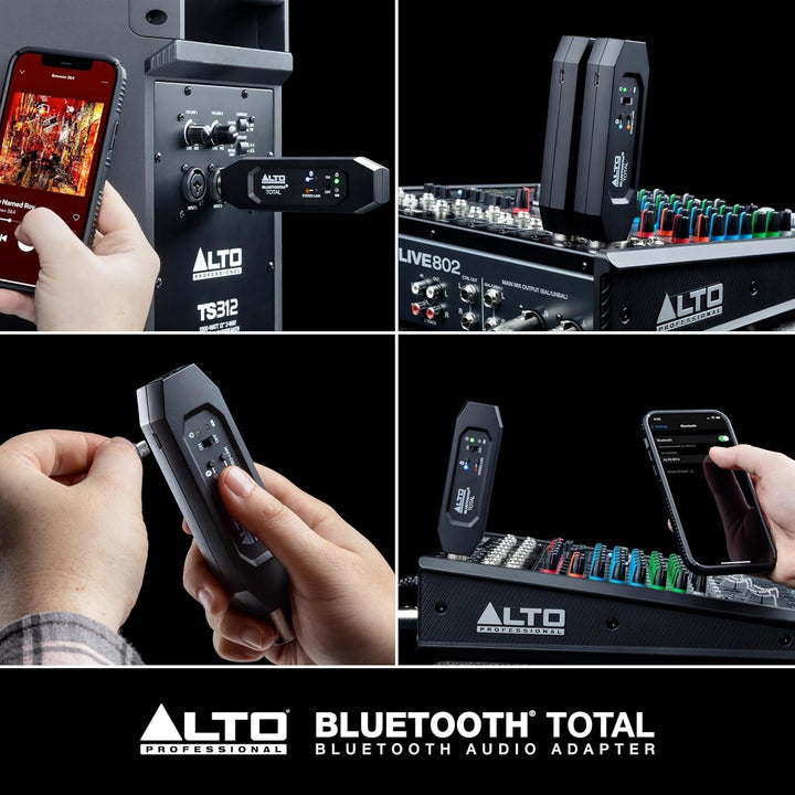 Alto Professional Bluetooth Total 2 - Wiederaufladbarer Bluetooth-Empfänger mit XLR-Verbindung für M