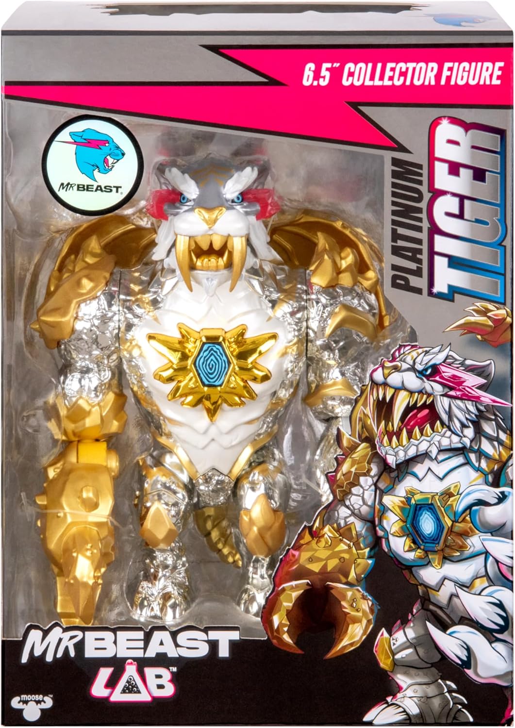 MrBeast Lab – Collector-Figur – Apex-Sammelfigur Tiger; 15,8 cm gross; extrem detailliert; Premium-V
