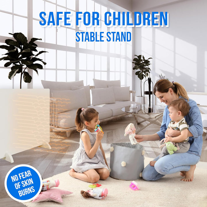 Silvergear® Infrarotheizung Standgerät 425W | Infrarotheizung Energiesparend | Infrarot Heizung Heiz