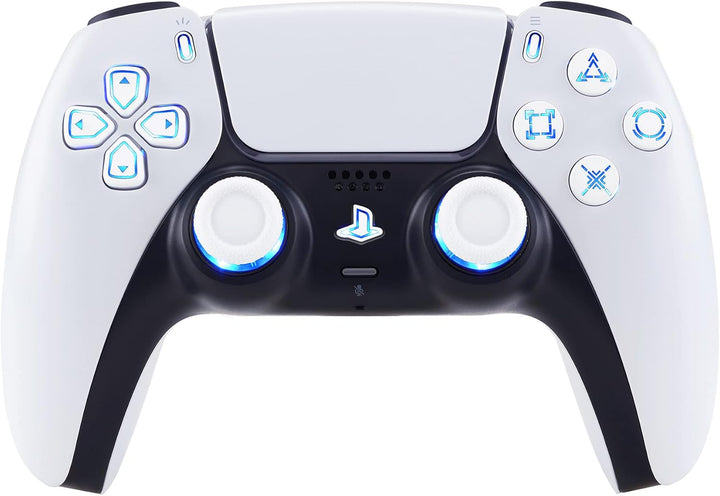 eXtremeRate 9 Modi 7 Farben DTF V3 LED Kit für ps5 Controller Ersatz Leuchttaste D-Pad Thumbsticks S
