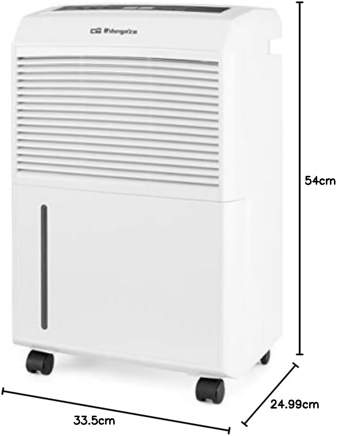 Orbegozo DH 3000 - Luftentfeuchter mit starker Leistung von 30 l pro Tag, Kühlmittel R290, Behälter