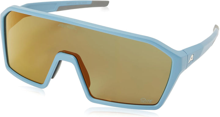 ALPINA RAM Q-LITE - Verspiegelte Sport- & Fahrradbrille Für Erwachsene, kontrastverstärkend, Beschla