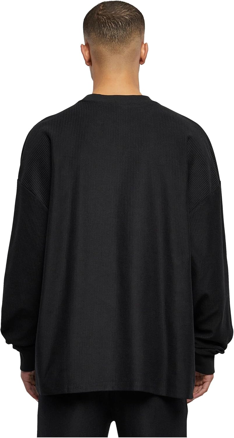 Urban Classics Herren Sweatshirt Rib Terry Boxy Crew, Pullover für Männer in Oversized Optik, in 2 F