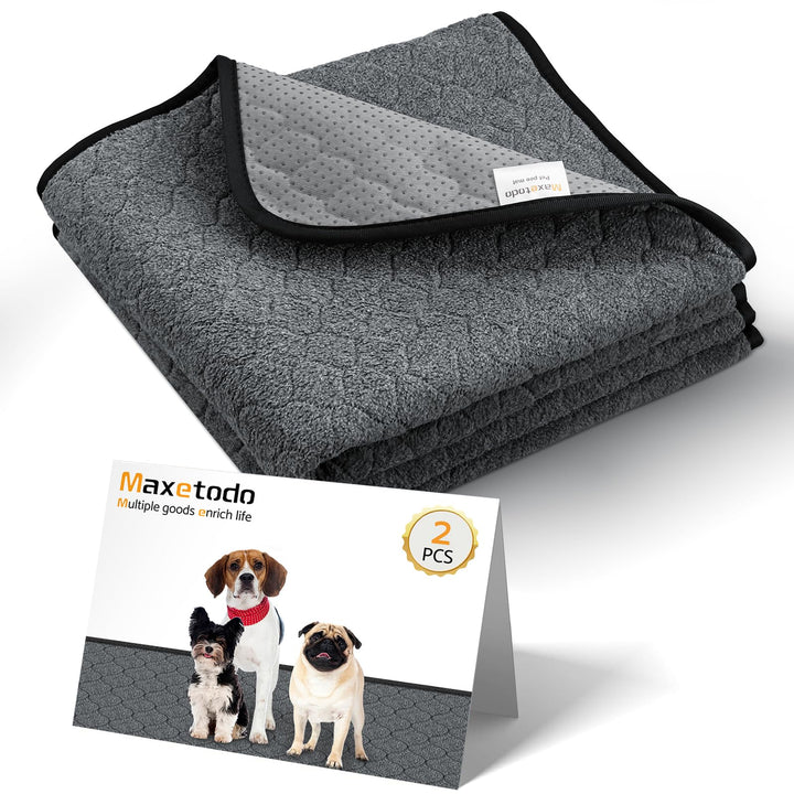 2pc Welpenunterlagen Waschbar Haustier 70*100cm Urinunterlage Trainingspads PIPI Matten Für Hunde Wi