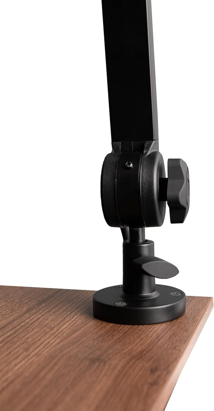 Gator Frameworks Deluxe Rundfunkmikrofonständer zur Tischmontage für Podcasts und Aufnahmen; integri