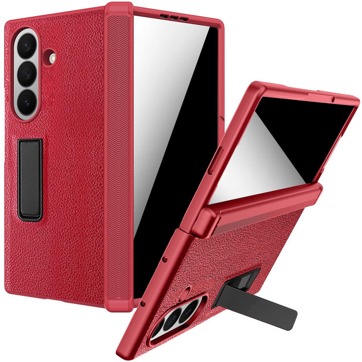 NINKI für Samsung Galaxy Z Fold 7 Hülle mit Privacy Screen Protector Magnetic ständer, Scharnier han