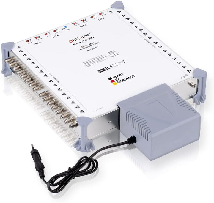 DUR-line MS 17/32 HQ - Multischalter - Made in Germany - SAT Multischalter für 32 Teilnehmer/TV - st