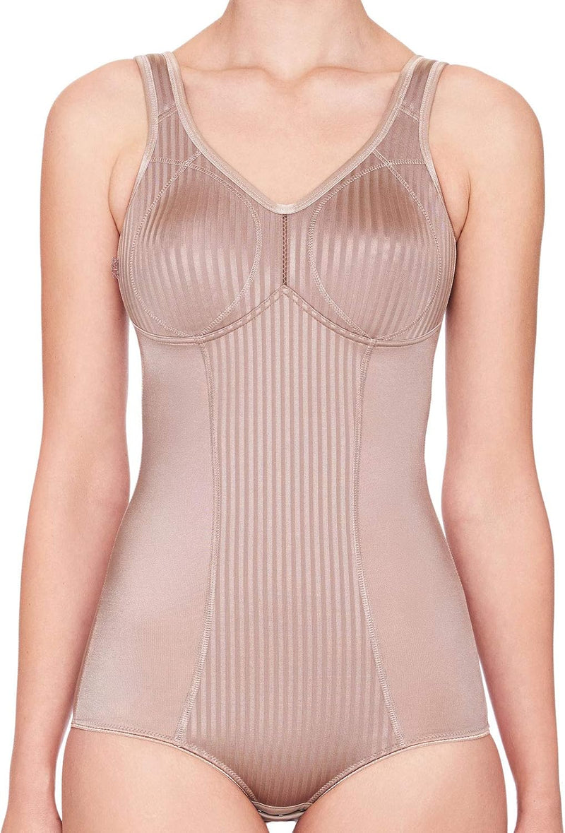 SUSA Body ohne Bügel Cremana / Body Shapewear Damen stark formend / Frauen Mieder / Softer Bodysuit