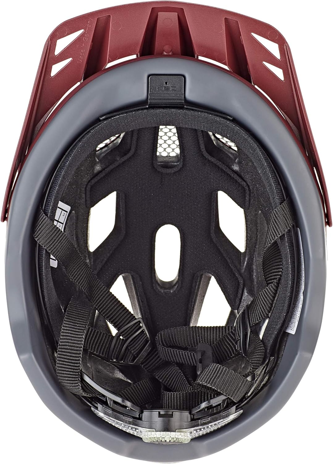 KED Companion MTB Fahrrad Helm matt rot 2022 L (55-61cm), L (55-61cm)