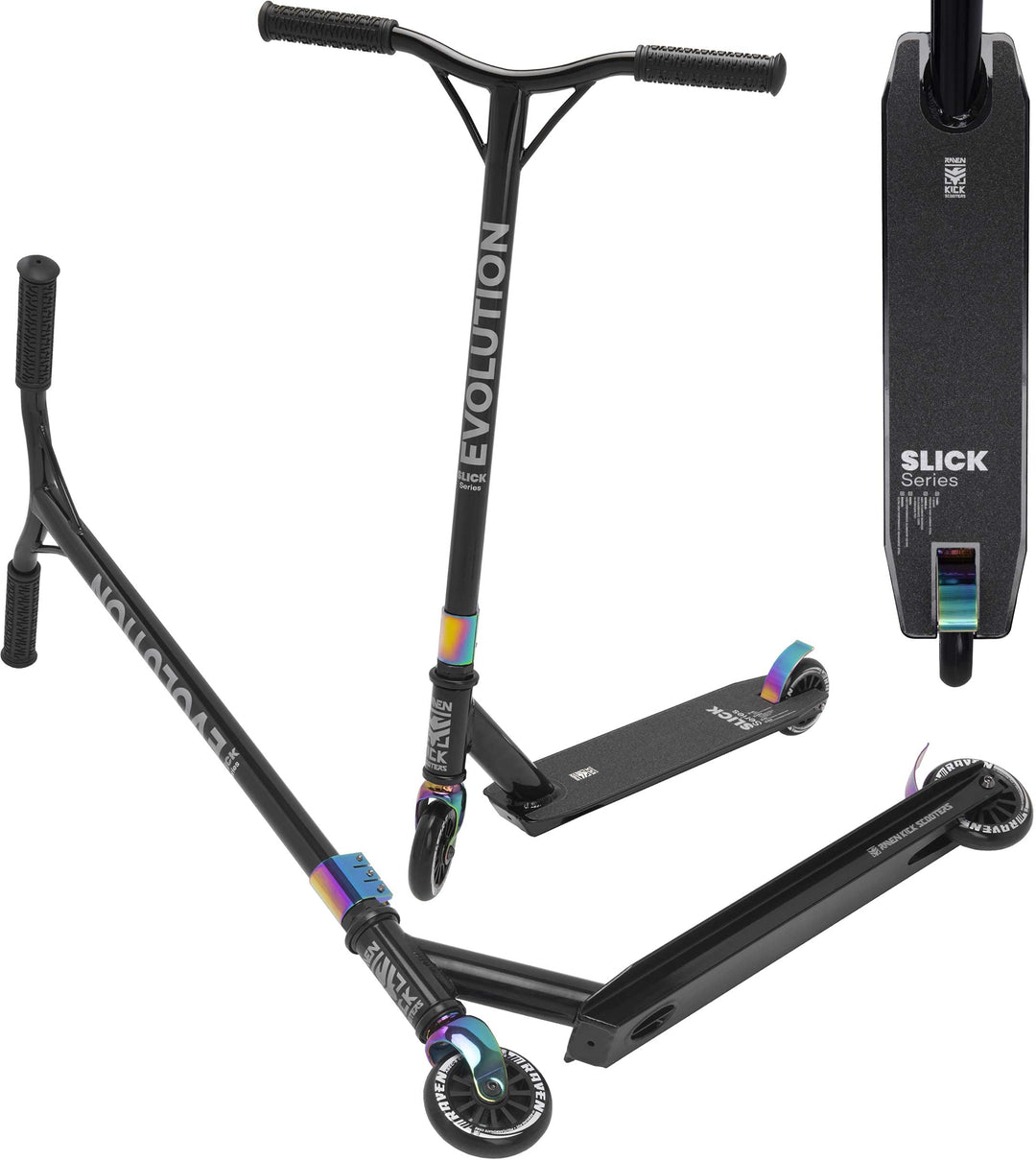 Raven Stunt Scooter Kinder ab 5 Jahre und Erwachsene, Stunt Roller 360°,Trick Roller,Tretroller,City