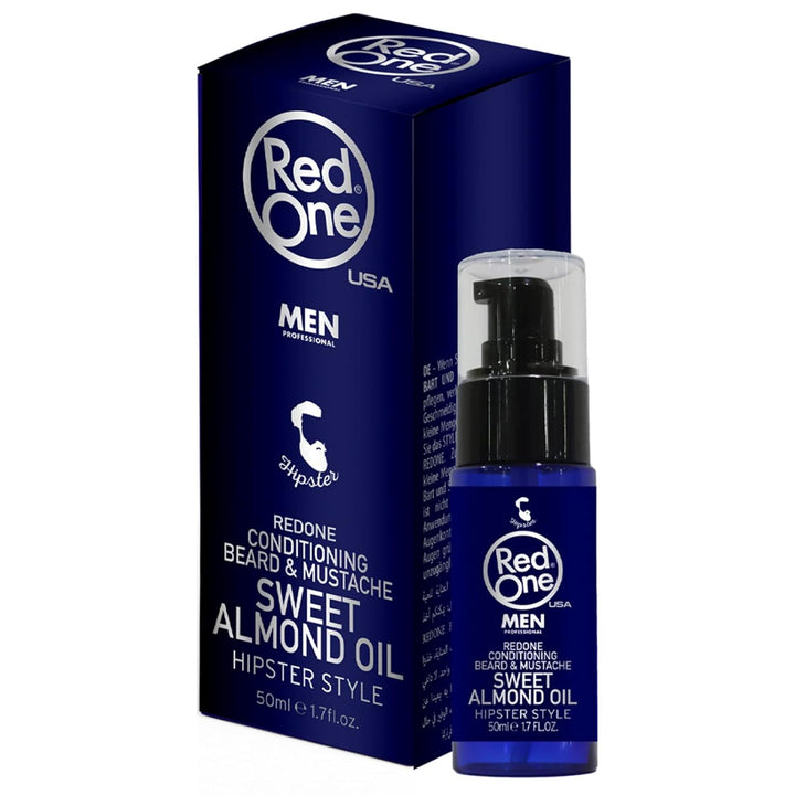 RedOne Conditioning Beard & Mustache Sweet Almond Oil 50ml RedOne Bartöl Mandelöl Bartpflege, Almond