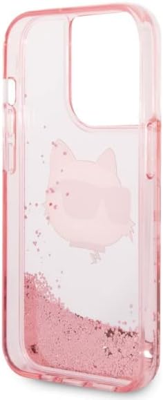 KARL LAGERFELD KLHCP14XLNCHCP Hülle für iPhone 14 Pro Max 6,7" Rosa hardcase GLI