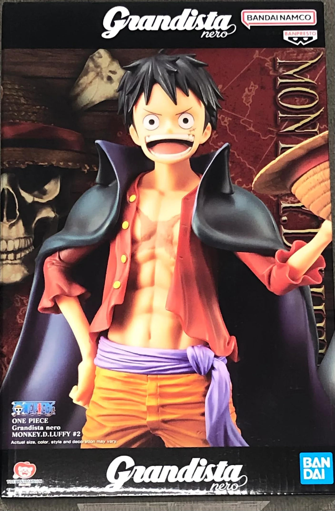 Banpresto ONE Piece - Monkey .D.Luffy - Figurine Grandista Nero 27cm