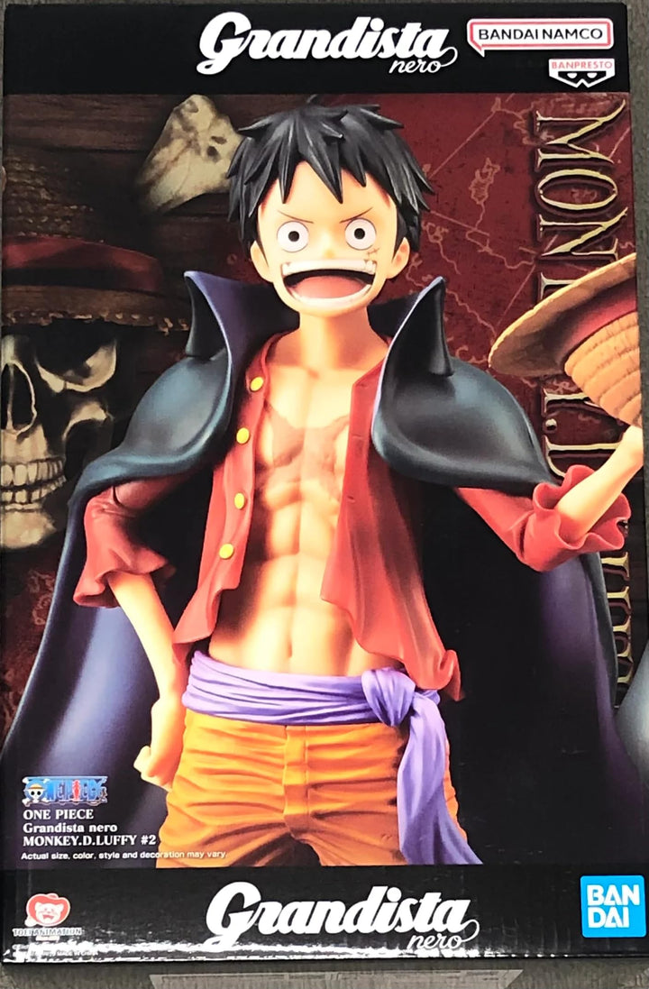Banpresto ONE Piece - Monkey .D.Luffy - Figurine Grandista Nero 27cm