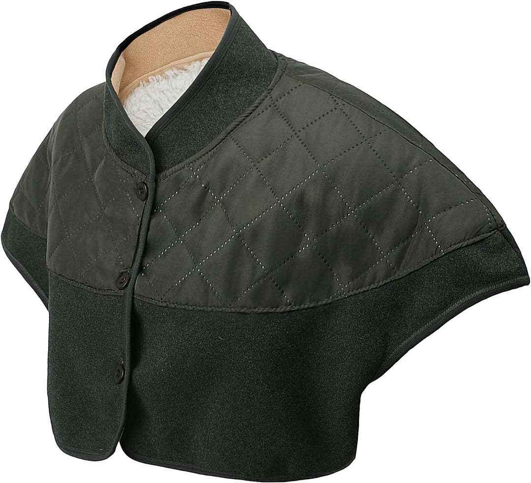 Schulterumhang Doppelseitiger Plüsch Warmer Weste-Schal Waschbarer Nacken-Wärmeauflage Alte Leute Sc