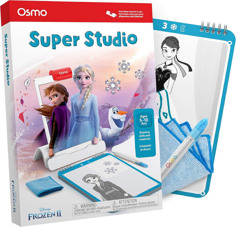 Osmo - Super Studio Disney Frozen 2 - Ages 5-11 - Learn to Draw - for iPad or Fire Tablet Base Requi