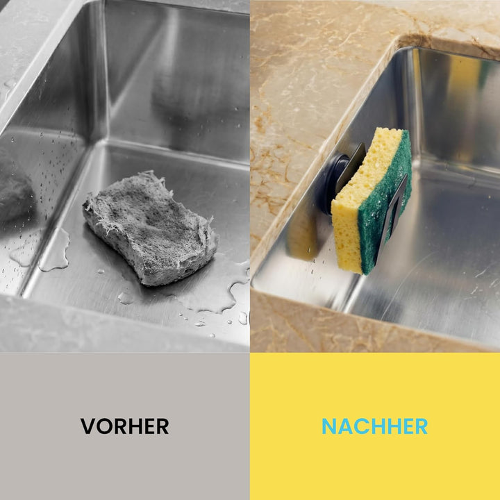 Happy Sinks Magnetischer Geschirrtuchhalter für Küchenspüle – Geschirrtuchaufhänger mit starker magn
