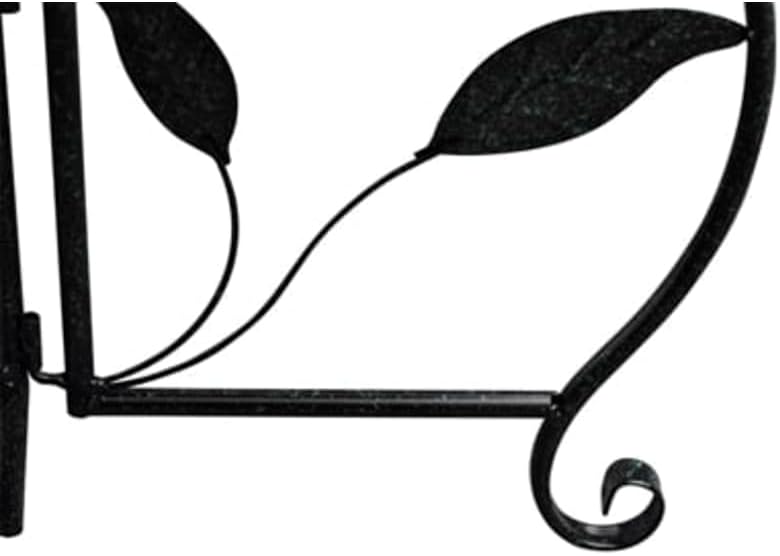 vidaXL Blumenampel Blumenständer Hängeampel Pflanzkörbe Solarleuchte Blumensäule Metall