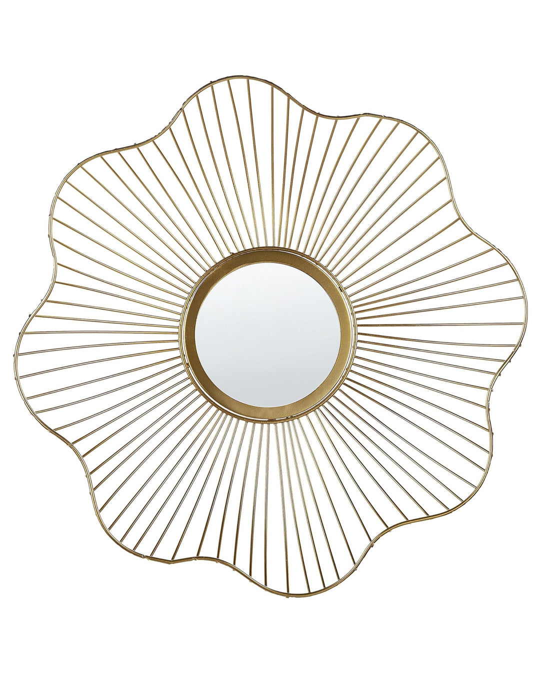 Wandspiegel gold Eisen dia. 40 cm glamour Sens