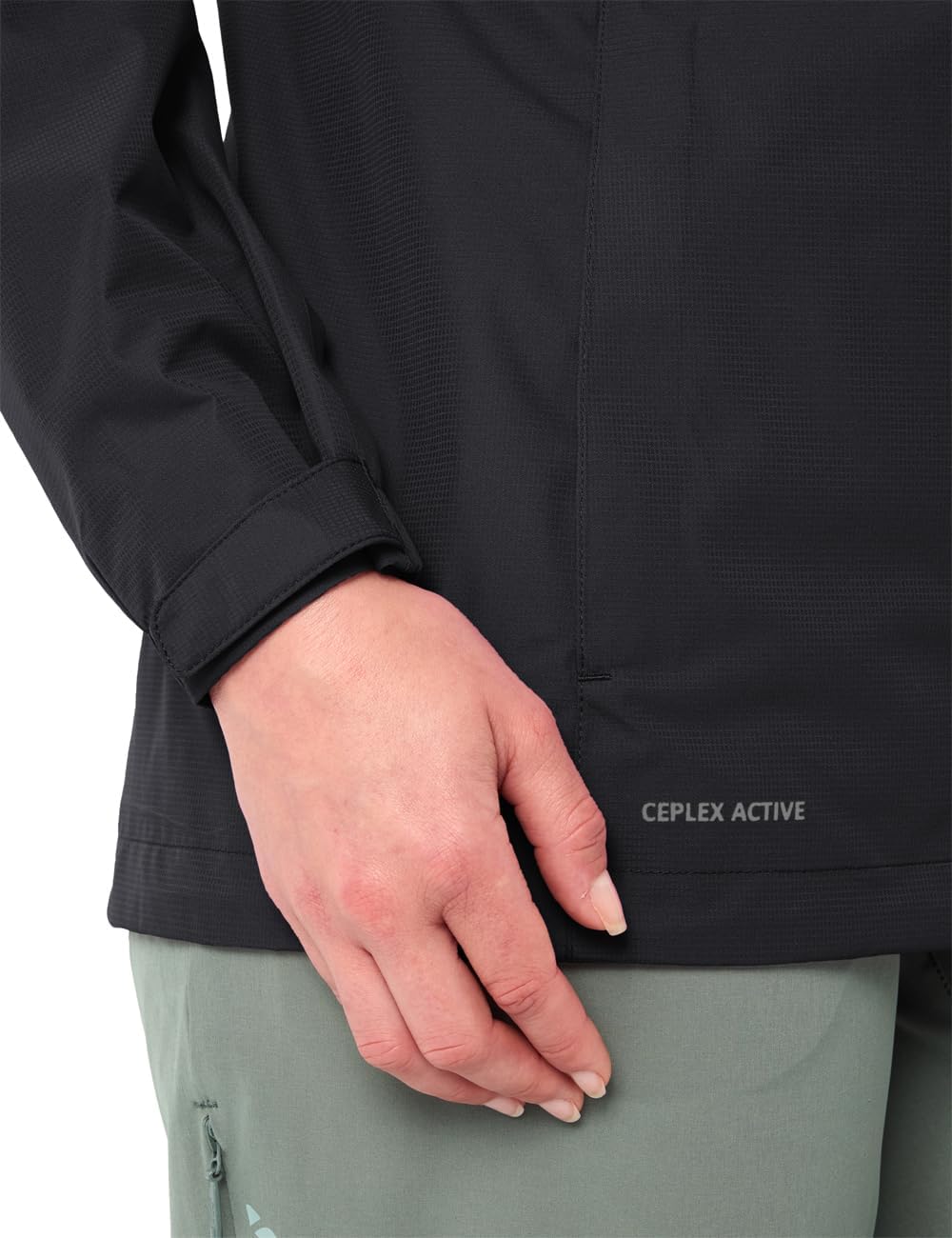 VAUDE Escape Bike Light Regenjacke Damen – Gefütterte Regenjacke mit 2-Lagen Membran, reflektierende