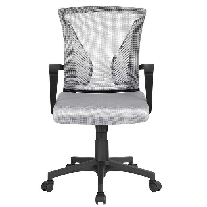 Yaheetech Bürostuhl Schreibtischstuhl Drehstuhl mit Netzrücken Chefsessel Office Stuhl höhenverstell
