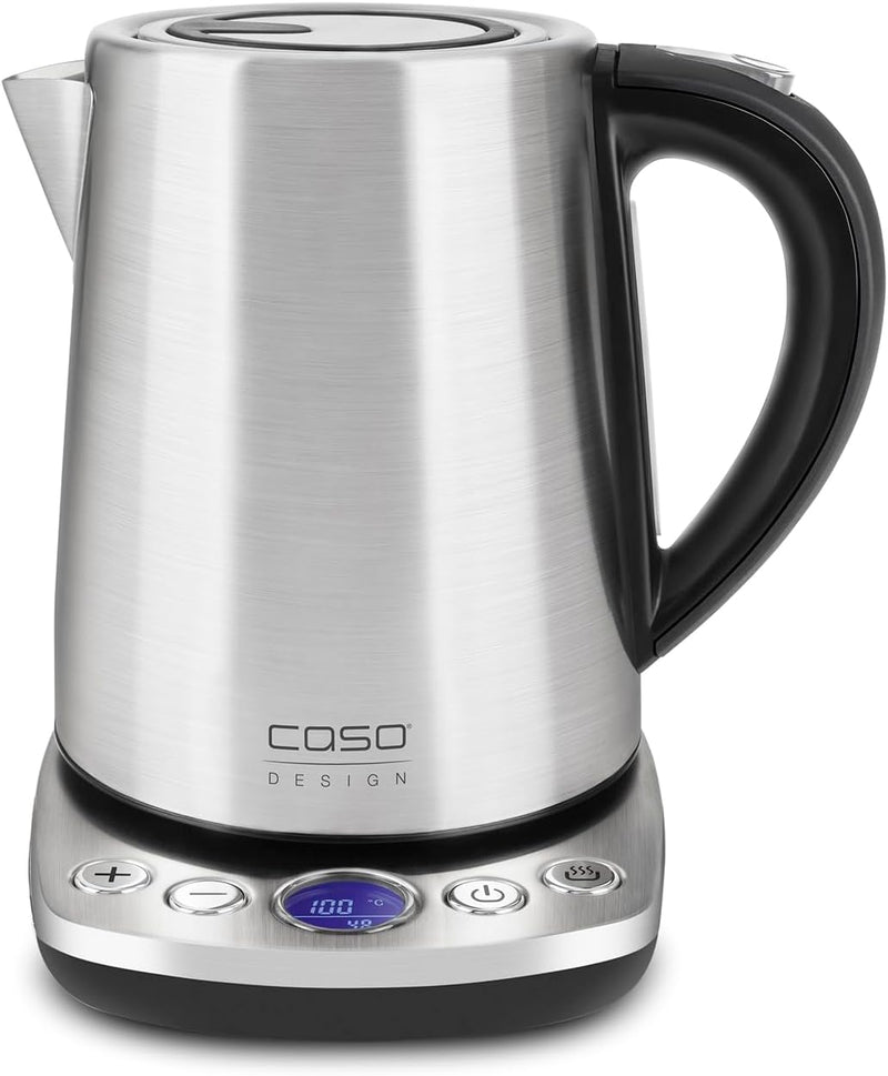 CASO WK 2100 compact-Design Wasserkocher, Leistungsstarke 2200 Watt, Kompakte Grösse mit 1,2 Liter K